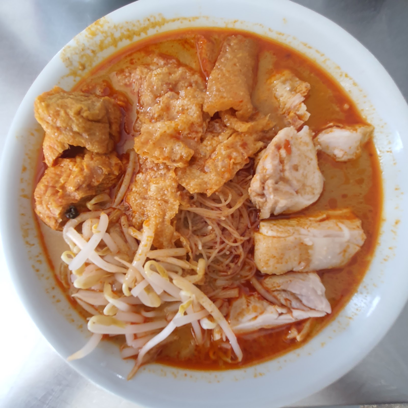 滑鸡咖哩面 CHICKEN CURRY NOODLE